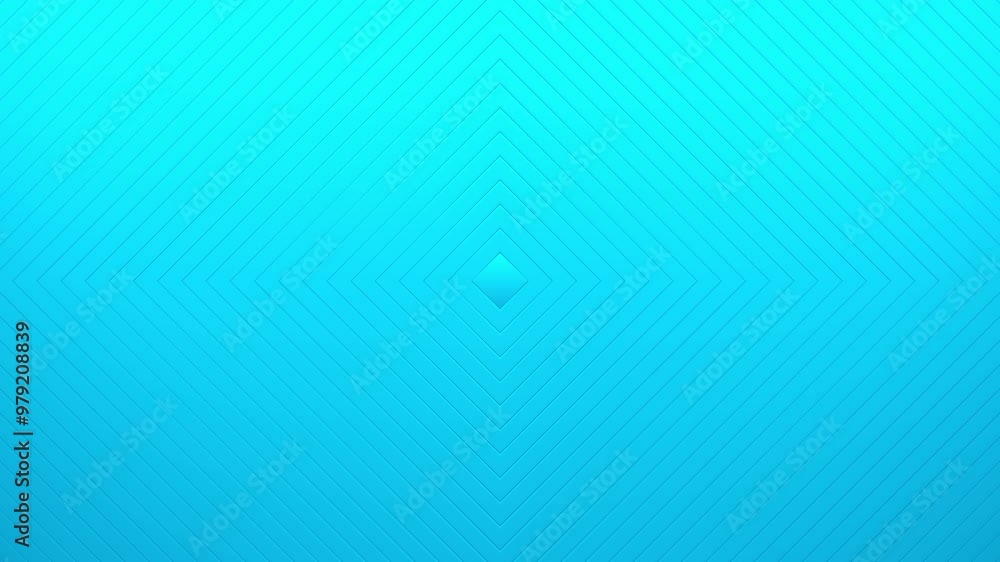 Poster top view on square blinds oscillation with color waves.. minimal clean corporate background. 3d wall