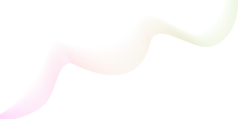 Abstract background with waves for banner.Stylized line art background. Vector background with lines isolated on white and orange gradient. Curved wavy line, smooth stripe.Vector illustration.