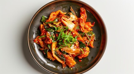 A plate of food with a lot of vegetables and meat