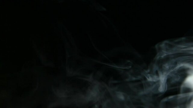 footage of smoke dark background