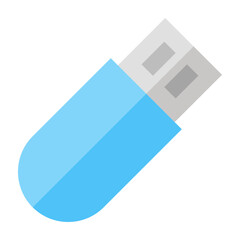 Usb Vector Flat Icon Design