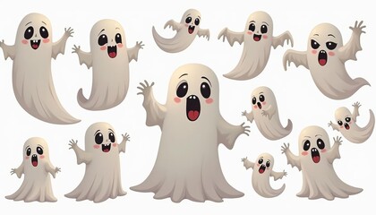  A lively gathering of friendly ghosts