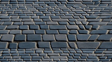 Fototapeta premium A collection of smooth, glossy black and blue tiles is arranged in a contemporary design, showcasing abstract shapes and reflections under bright lighting SEAMLESS PATTERN