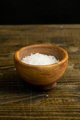 coarse ground white sea salt