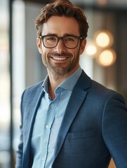 Naklejka premium Confident Professional Businessman