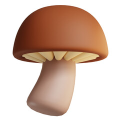 3d mushroom