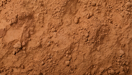 texture de surface en argile rouge sèche en poussière du désert