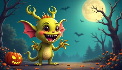  Happy Halloween from our little monster friend