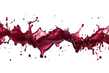 Wine splash border line beverage artistic abstract.