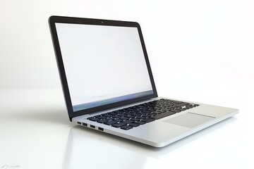 Laptop Mockup on Isolated white background created with Generative AI