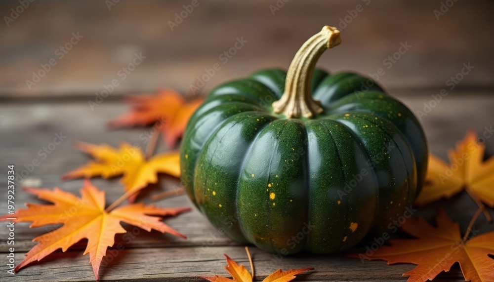 Wall mural  Autumns bounty a pumpkins glow