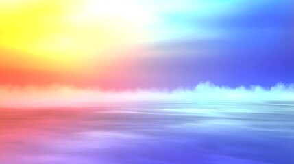 Fototapeta premium Colorful Abstract Background with Gradient and Sky