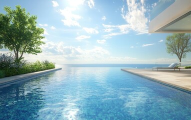 Fototapeta premium clean and beauty modern pool stock photo --ar 8:5 --v 6.1 Job ID: 3c99445b-4d46-40dc-8ac8-18c4205b3bf1