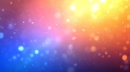 Fototapeta premium Abstract Blurred Background with Bokeh Lights and Gradient Colors