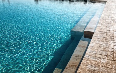 Obraz premium clean and beauty modern pool