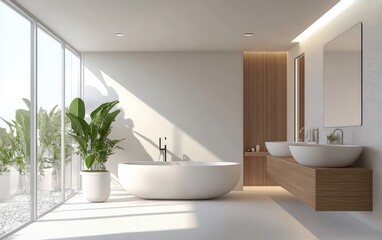 Modern house suburband