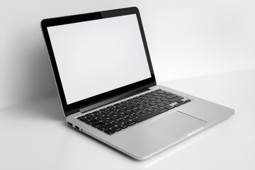 Laptop Mockup on Isolated white background created with Generative AI