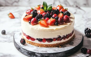 clean and beauty modern tasty cake 