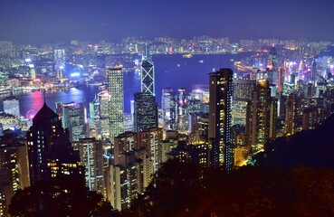 香港の夜景