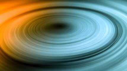 Abstract Blue and Orange Swirling Background