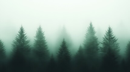 Veiled Secrets: A Dark Forest Enveloped in Silent Mystery and Whispering Fog Beneath Shadows