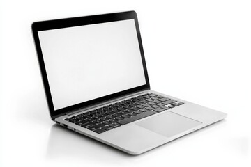 Fototapeta premium Laptop Mockup on Isolated white background created with Generative AI