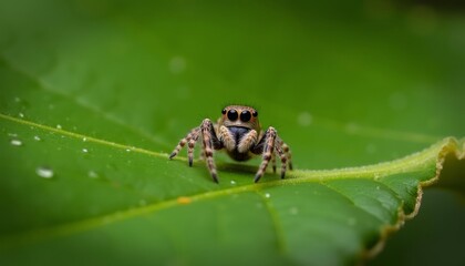  Spiders gaze  A predators watchful eye on the hunt