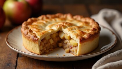  Delicious apple pie ready to be savored