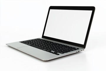 Fototapeta premium Laptop Mockup on Isolated white background created with Generative AI