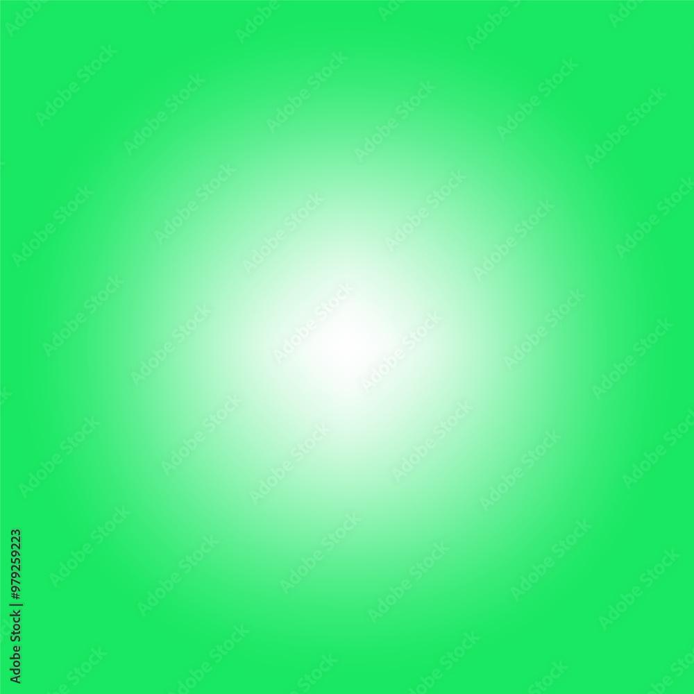 Aufkleber green gradient background. soft white center glow. smooth radial transition. abstract vector backdro