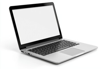 Laptop Mockup on Isolated white background created with Generative AI