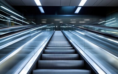 Obraz premium Escalator stairs 