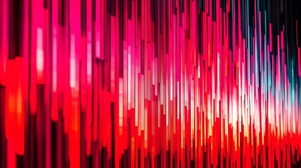 Abstract Red and White Vertical Lines Background