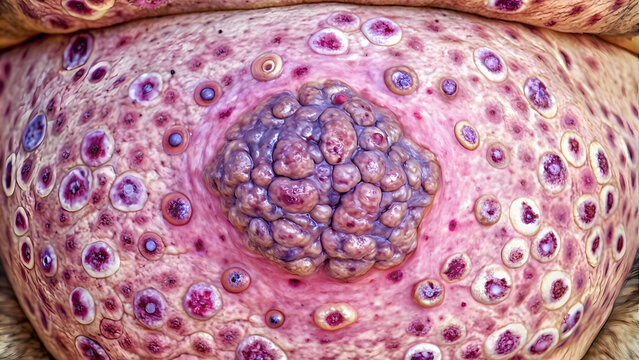 Liposarcoma, a rare cancer that develops in fat cells, often found in the thighs or abdomen , liposarcoma, cancer