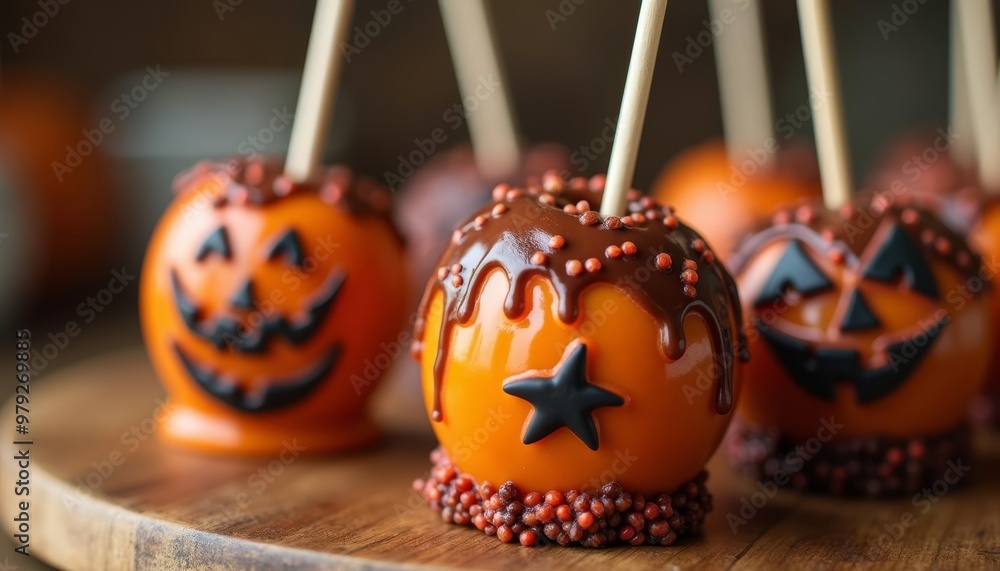 Poster  Sweet Halloween treats ready for a spooky party