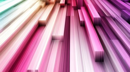 Abstract Pink and White Striped Background