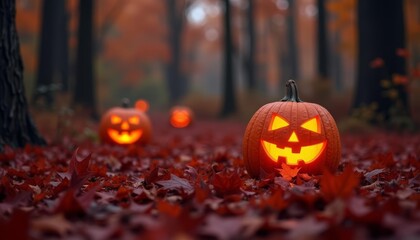  Autumns eerie charm in a pumpkin patch