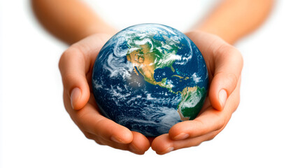 earth in human hands, the concept of protecting the environment and the earth