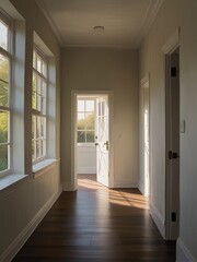 empty room with window