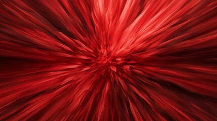 Fototapeta premium Abstract red burst with dynamic energy effect