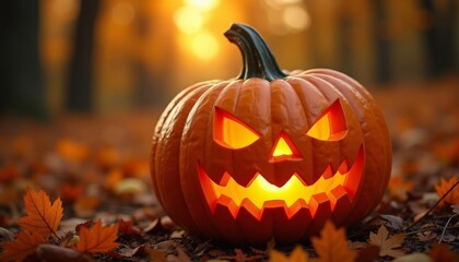  Autumns Glow  A JackoLanterns Smile