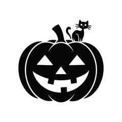  Halloween pumpkin silhouette