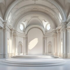 Fototapeta premium Grand White Hall.