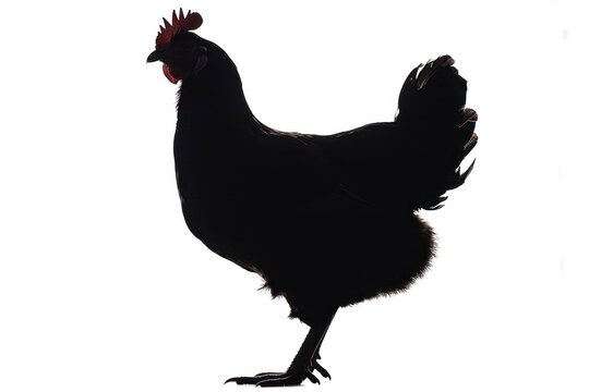 recommend clip art: Chicken silhouette clip art poultry animal bird.