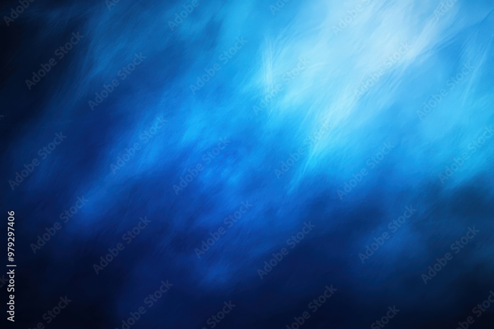 Poster sophisticated blue fade background creation featuring abstract shadows and smooth color shifts