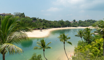 Sentosa island beach , Singapore