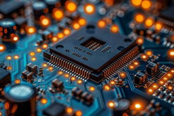 Microcircuit, network card, and switch for automation and telecommunications equipment
