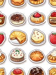 Sweet Dessert Stickers.