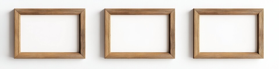 Obraz premium Wooden Frames Mockup.