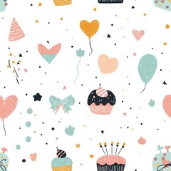 Birthday Party Pattern.